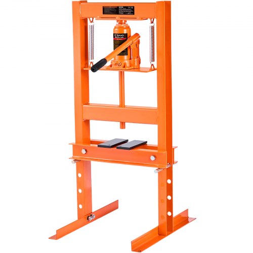 

VEVOR Pressa Idraulica a Pavimento da Officina Garage Forza di Pressatura Massima di 6 Tonnellate, Pressa Idraulica da Officina Manuale Corpo in Acciaio al Carbonio Altezza Regolabile tra 55-250 mm