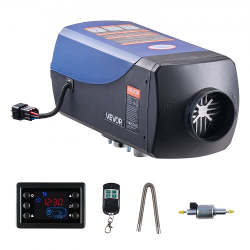 

VEVOR Riscaldatore Diesel, 12-24V 8KW Riscaldatore d'Aria Diesel Portatile con Telecomando e Schermo LCD, Riscaldamento Rapido e Silenzioso, Serbatoio Carburante Grande da 10 L
