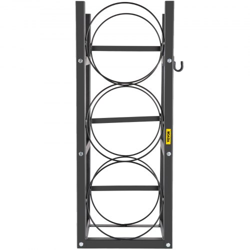 

VEVOR Staffa per Bombole di Gas Refrigerante Portabottiglie Gas 3x13,6 kg Rastrelliera per Bombola di Gas in Acciaio al Carbonio 3 Ripiani di Stoccaggio di Ossigeno, Azoto, Acetilene e Refrigerante