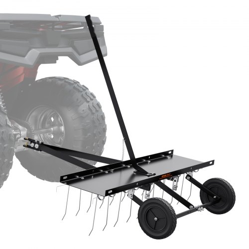 

VEVOR Arieggiatore da Traino, Arieggiatore da Traino da 1015 mm con 20 Denti in Acciaio, Rastrello Arieggiatore per Prato ATV o Tosaerba, Rastrello da Traino con Maniglia di Sollevamento Foglie Erba