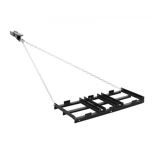 

VEVOR Erpice Trainato per Prato Giardino 122 x 50 cm Rastrello Livellatore Trainato con Catena per Terreno Vialetti di Ghiaia Prato, Erpice di Livellamento per Sentieri Giardino, Compatibile ATV UTV