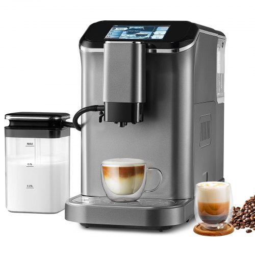 

VEVOR Macchina per caffè espresso automatica 20 bar con montalatte macinacaffè
