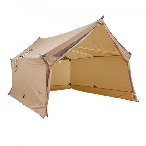

VEVOR Tenda Invernale da Campeggio per Esterno Capienza ca. 2 Persone, Tenda Portatile con Foro per Stufa, Borsa per Trasporto, Prese d'Aria, Tessuto Impermeabile PU2500mm, Campeggio, Pesca