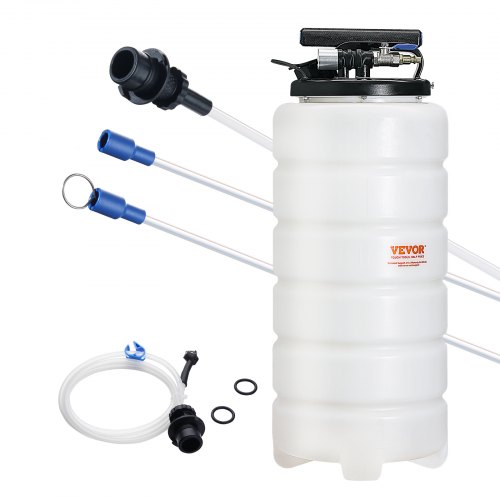 

VEVOR Estrattore di Fluidi Pompa a Vuoto di Aspirazione per Cambio Olio di Motore Pneumatico/Manuale Capienza max. 15L, Estrattore per Cambio Olio Pompa a Vuoto Kit Evacuazione a Vuoto dei Fluidi Auto
