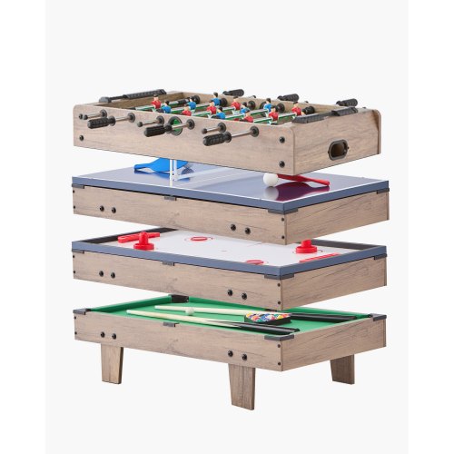 

VEVOR Tavolo da Gioco Set, 81,2 cm Hockey Tavolo, Multi Combinazione Tavolo Risparmiare Spaziocon Pool Billiard, Aria Hockey, Calcio Balilla, Ping Pong, Sport per Famiglia Sala Giochi Ufficio