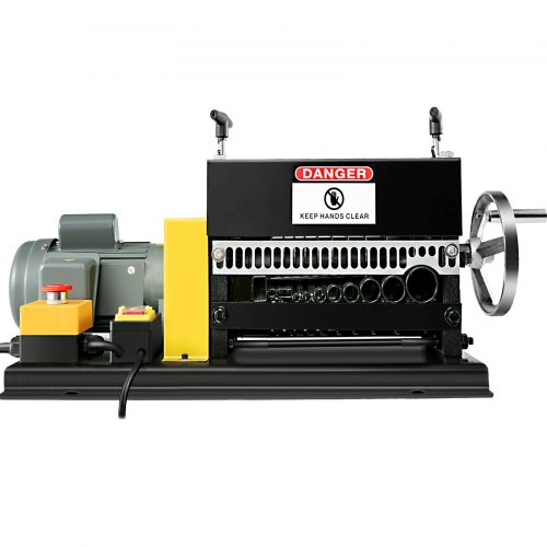 

VEVOR Macchina Spelafili Elettrica, Potenza 400 W 220 V, Velocità 1400 giri/min, AMP 30,3 A Macchina Spelafili Automatica da Banco in Materiale Acciaio per Rimuovere L'Isolamento in Plastica e Gomma.