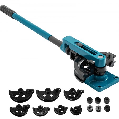 

VEVOR Gioielliere Piegatubi Macchina piegatubi Piastra manuale Acciaio 3/8 to 1 Pollici Maniglia Rolling Machine