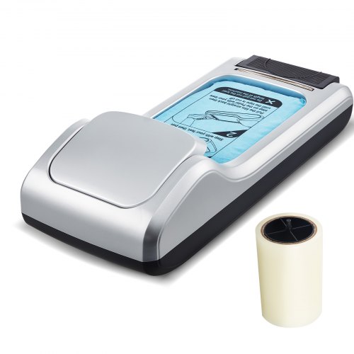 

VEVOR Distributore Automatico di Copriscarpe per Taglie Fino a US 11 Argento / EU 44
