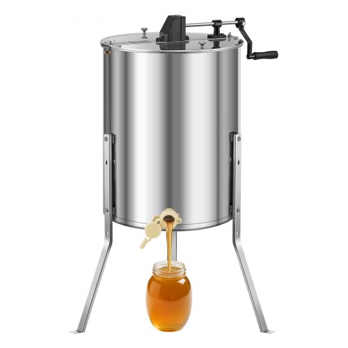 

VEVOR Estrattore Miele Manuale 4/8 Telaini Centrifuga Apicoltura Acciaio Inox