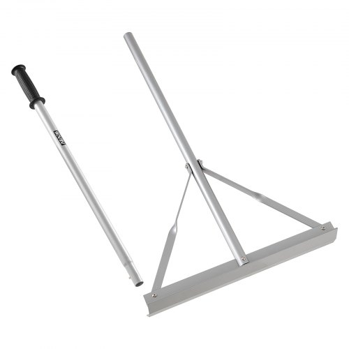 

VEVOR Rastrello da Giardino Manico da 1510 mm Testa Larga 508 mm, Grande Livella da Giardino in Alluminio per Impieghi Gravosi, Strumento per Rastrello per Asfalto per Livellamento di Asfalto