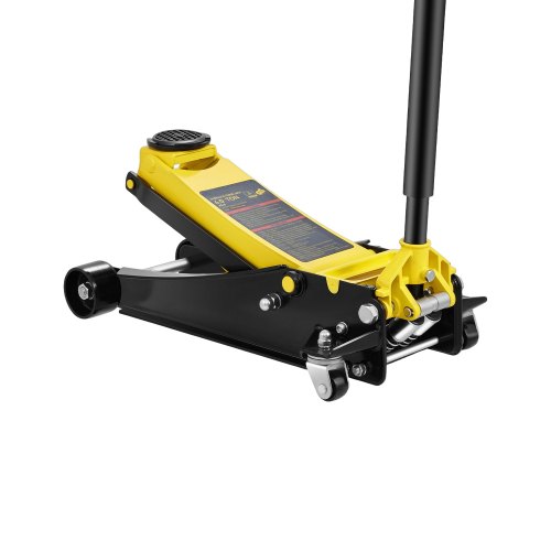 

VEVOR Martinetto da Pavimento a Basso Profilo 4 Tonnellate Martinetto da Pavimento da Corsa in Acciaio per Carichi Pesanti con Pompa a Sollevamento a Doppio Pistone, Campo di Sollevamento 100-533 mm