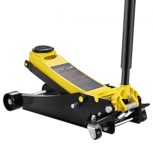 

VEVOR Martinetto da Pavimento a Basso Profilo 4 Tonnellate Martinetto da Pavimento da Corsa in Acciaio per Carichi Pesanti con Pompa a Sollevamento a Doppio Pistone, Campo di Sollevamento 100-533 mm