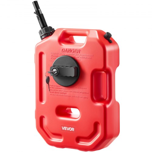 

VEVOR Contenitore per Carburante 10 Litri, Tanica Benzina in Polietilene con Beccuccio e Staffa Bloccabile, Portata Massima 0,25L/s, per la Maggior Parte di Auto, Moto, ATV, UTV, Rosso
