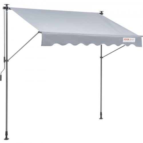 

VEVOR Tenda da Sole Retrattile 3x1,2 m, Tenda Manuale per Balcone Tenda da Esterno Altezza Regolabile Frangivento Anti Raggi UV, Tenda Parasole Frangivista RetrattileTerrazza Balcone Giardino Cortile