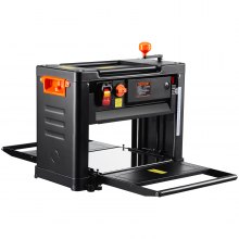 VEVOR Pialla a Spessore 2000W per Legno Altezza Regolabile Lama in Acciaio al Carbonio, Pialla Filo Spessore 15 Amp 2000 W 23500 giri/min, Pialla a Spessore per Lavorazione di Legno  Larghezza 33 cm
