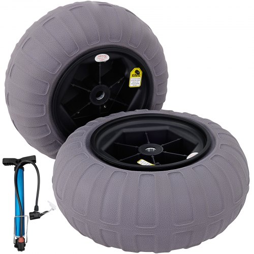 

VEVOR Pneumatici di Ricambio da Spiaggia da 17 Pollici, Ruote per Palloncini da Spiaggia in PVC per Carrello per Kayak e da Sabbia, Pneumatici di Ricambio per la Spiaggia, Pneumatici Gonfiabili