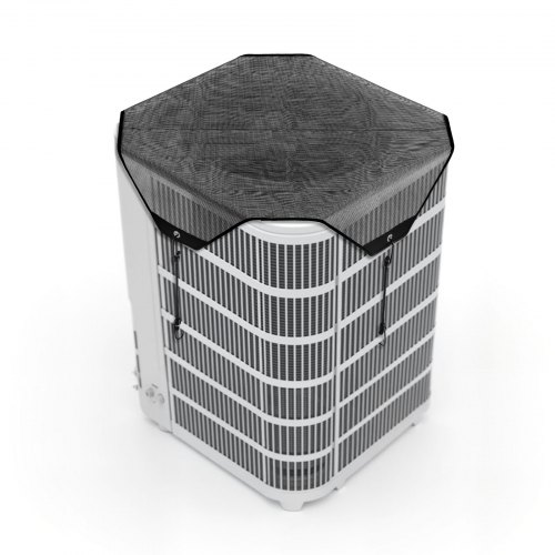

VEVOR Copertura per Aria Condizionata da Esterno, 81 x 81 cm, Copertura per Condizionatore da Detriti, Rete in PVC, Misura Universale, Copri Condizionatore d'Aria Esterno, Nero