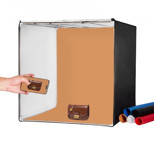 

VEVOR Box Fotografico per Studio Fotografico 1000x1000x1000 mm 5600K con 210 Luci LED