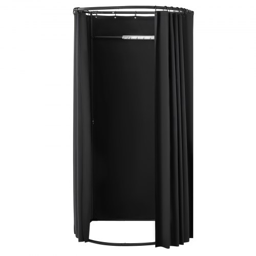 

VEVOR Camerino di Prova da 100 x 95 x 200 cm Spogliatoio Portatile Mobile con Tende Spesse in Poliestere, Tenda Ombreggiante e Gancio, per Boutique, Centri Commerciali e Attività all'Aperto, Nero