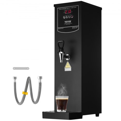 

VEVOR Distributore Elettrico di Acqua Calda, Bollitore Dispenser Acqua Calda da 15 Litri Acciaio Inox Commerciale Temperatura Impostazione da 40°C a 99°C, Bar Ristorante Ufficio Catering Buffet