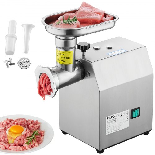 

VEVOR Tritacarne Elettrico Commerciale 2,04 kg/min Tritacarne da Banco Cucina