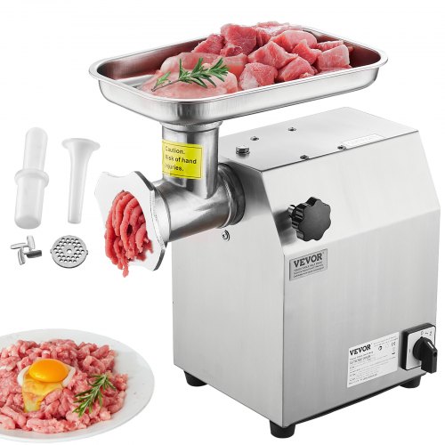 

VEVOR Tritacarne Elettrico Commerciale 2,5 kg/min Tritacarne da Banco Cucina