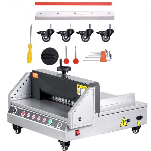 

VEVOR Tagliacarte elettrico 0-330, Tagliacarte elettrico, Taglierina a Leva 40mm, Taglierina Elettrica, Tagliacarte Industriale, Tagliacarte Resistente, per Ufficio, per Fotografie