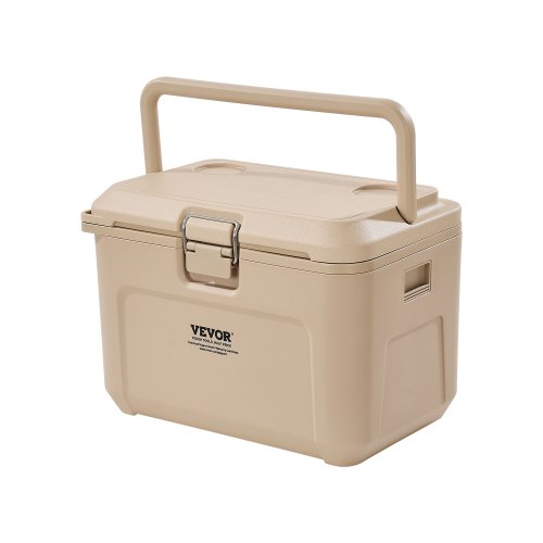 

VEVOR Refrigeratore Portatile Isolante Rigido da 16,5 QT con Ritenzione del Ghiaccio, Maniglie Resistenti Portabicchieri, Refrigeratore Portatile Isolato per Picnic Campeggio Viaggio Feste