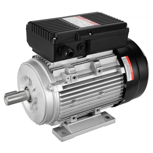 

VEVOR Motore Elettrico 1,5KW 1400 Giri/min, CA 220~240V 9,85A, 90L, Telaio B3, Motore del Compressore d'Aria Monofase, Albero Chiavetta 24mm, Rotazione CW/CCW Macchine Agricole Attrezzature Generali