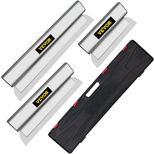 

VEVOR Spatola di Finitura, Lame da 10 / 16 / 24 Pollici 3,53 kg Strumento Scremante in Acciaio Inossidabile per La Rimozione di Stucco, Mastice, Gesso, Stucco, Raschiatura, Vernice e Carta da Parati
