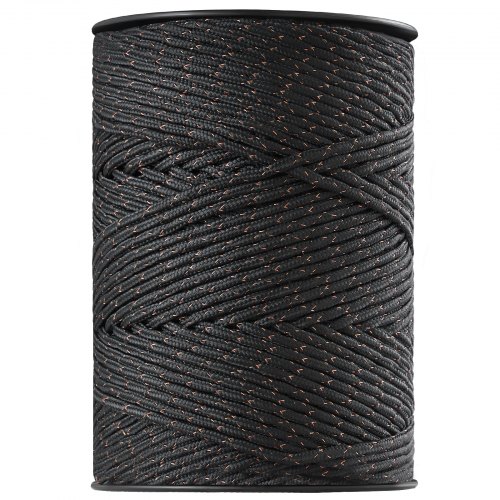 

VEVOR Filo per Recinzione Elettrica, 305 m Filo Polietilene Portatile 6,3 mm Diametro, 2 Fili di Rame con Conduttività e Resistenza alla Ruggine, Linea Corda Recinzione per Cavalli, Bovini, Bestiame