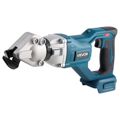 

VEVOR Cesoia per Metallo, Taglierina per Lamiera Senza Fili con Testa Girevole, Doppie Lame, Velocità 25000 giri/min, Taglia Acciaio Zincato da 1,22 mm, Acciaio Inox da 1 mm, Plastica, Cartone