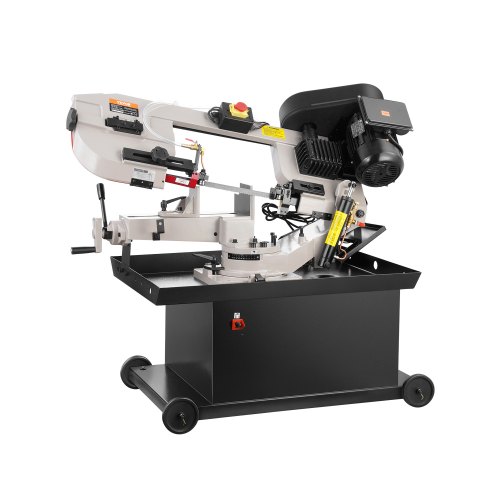 

VEVOR Troncatrice a Nastro Orizzontale per Metallo 17,78 x 20,95 cm Troncatrice a Nastro per Taglio Verticale in Metallo con Motore 1,1 kW Regolazione dell'Angolo 0 a 45° per Plastica