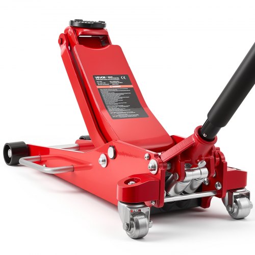 

VEVOR Cric Idraulico a Carrello 3 Tonnellate a Basso Profilo, Cric Idraulico da Pavimento in Alluminio, a Doppio Pistone, Altezza di Sollevamento 85-515 mm, per Auto Sportivo, Berline, SUV e Pick-up