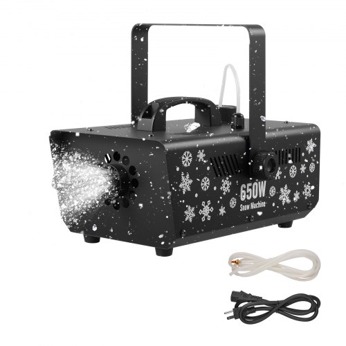 

VEVOR Macchina per Neve Artificiale, Macchina per Neve Artificiale Portatile/Sospesa da 650 W, Produzione di Fiocchi di Neve con Maniglia Portatile, Esterno e Interno per Feste, Decorazioni