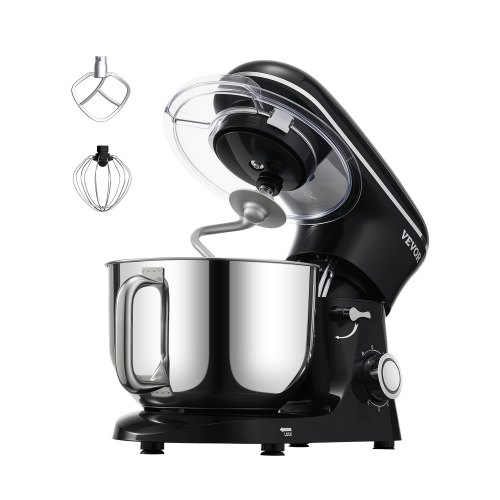 

VEVOR Robot da Cucina Impastatrice 1400 W Robot da Cucina Domestico 5,68 L Nero