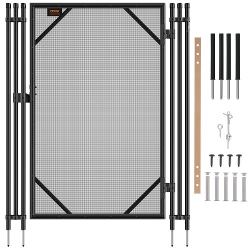 

VEVOR Cancello Recinzione Piscina, 1,21 x 0,76 m, Kit Cancello per Piscina Interrata Rimovibile, con Chiusura in Acciaio Inox, Cancello Facile da Installare per Sicurezza di Bambini Animali Domestici