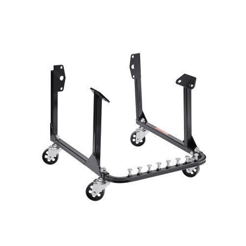 

VEVOR Supporto Motore a U, Sollevatore Motore Capacità di Carico 340 kg, Robusto Supporto in Acciaio con 4 Ruote Girevoli e 4 Posizioni di Aggancio, per Motori BB-CHEVY e GEN-1 SB-CHEVY