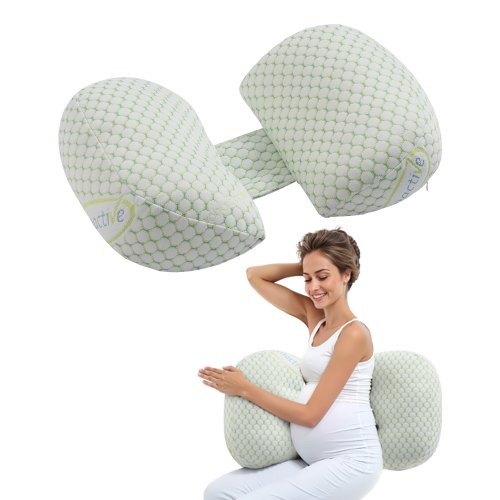 

VEVOR Cuscino per la Gravidanza, Cuscino per Maternità a Forma di W per Tutto il Corpo per Donne Incinte, Supporto per la Gravidanza Morbido Traspirante con Fodera Rimovibile e Lavabile