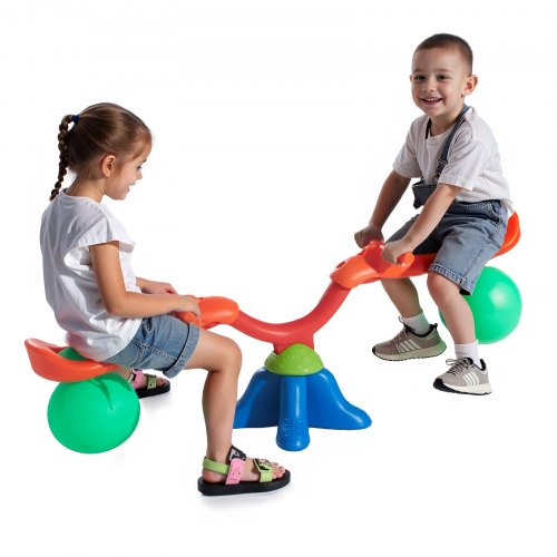 

VEVOR Altalena per Bambini, Capacità di 25 kg per Posto, Altalena Girevole con Maniglie, Attrezzatura da Parco Giochi all'Aperto, Giocattoli da Esterno, Girevole a 360 Gradi Multicolore 2 Posti