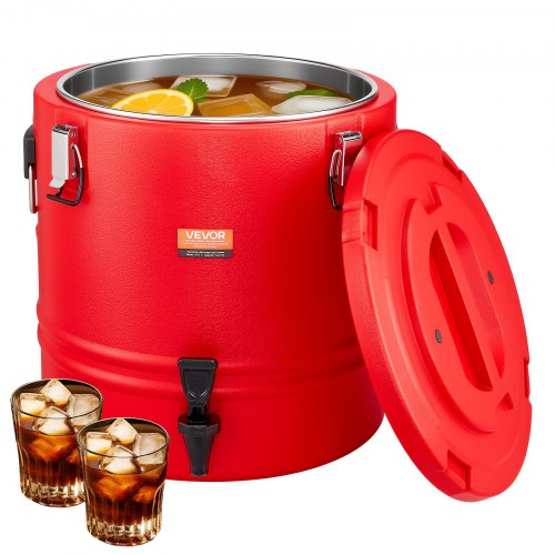 

VEVOR Distributore di Bevande Isolato da 30 L Distributore di Bevande Calde e Fredde Termiche con Rubinetto, Interno in Acciaio Inossidabile 304, per Tè, Caffè, Ristoranti, Esterni, Uso Versatile