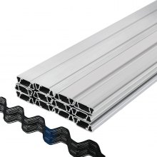 VEVOR Kit di Profilo in Alluminio Angolare di Blocco 2m per Serra da 20 Pezzi