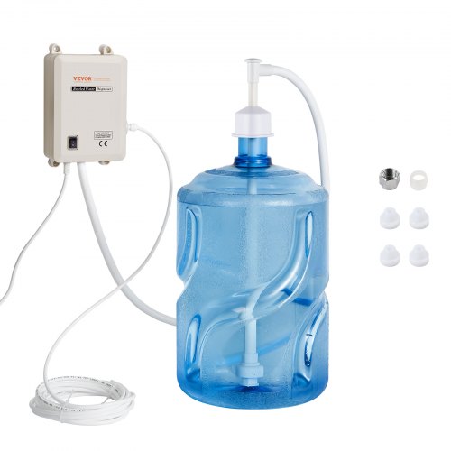 

VEVOR Pompa di Erogazione 3,78 L/min, Pompa di Erogazione dell’acqua 35W, Sistema di Acqua in Bottiglia, 40 PSI 11-22L, Sistema di Erogazione di Acqua in Bottiglia