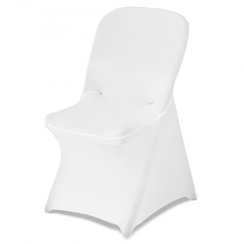 

VEVOR Coprisedie Elasticizzati, 30 Pezzi Lavabili e Rimovibili in Poliestere e Spandex per Matrimoni, Feste, Sale da Pranzo, Banchetti, Ristoranti, Adatti a Sedie 460 x 500 x 860 mm, Bianco