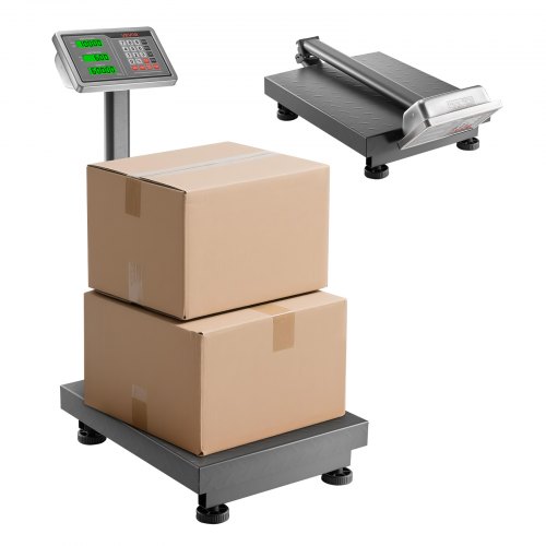 

VEVOR Bilancia Digitale Industriale Portata 300 kg Elevata Precisione 50 g, Bilancia Industriale per Carichi Pesanti con KG, Tara, Calcolatrice, Adatta per Bagagli, Spedizione, Pacchi