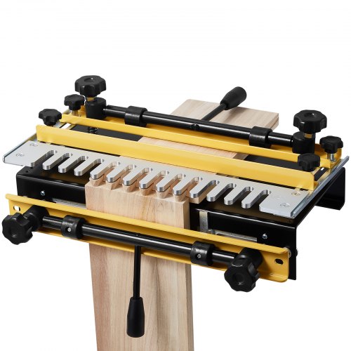 

VEVOR Dima per Fresatrice a Coda di Rondine Larghezza 140-310 mm, Dima a Coda di Rondine Utensile per Lavorazione del Legno Spessore 40 mm con Fresa da 12,7 mm, Progetto di Piccoli Mobili
