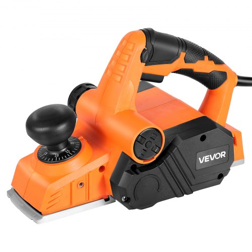 

VEVOR Pialla Manuale Larghezza di Taglio 82 mm, Pialla Portatile con Cavo da 900 W 14500 giri/min per Lavorazione del Legno, Profondità di Taglio 3 mm, 2 Lame, Levigatrice a Mano Fai da Te