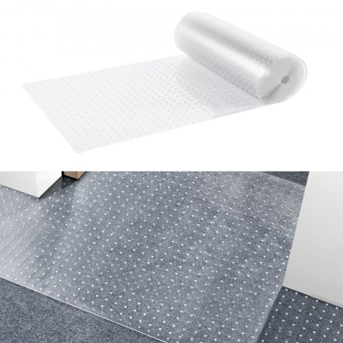 

VEVOR Tappetino Protettivo per Animali Domestici, 762 x 61 cm PVC Antigraffio Tappeto Porta per Animali, Tappetino Antiscivolo Antigraffio, Tappo Antigraffio per Tappeti in plastica Facile Tagliare