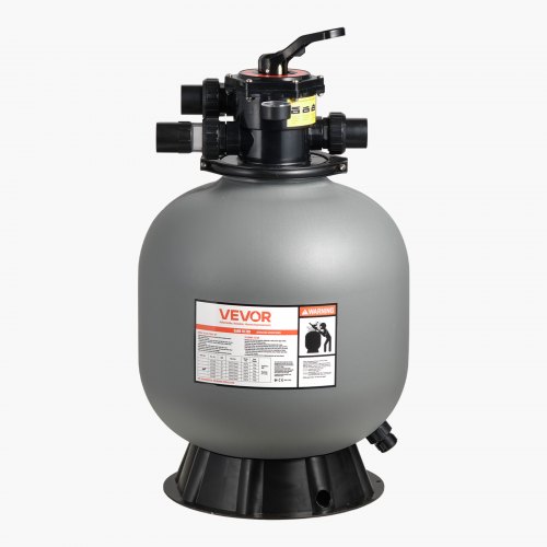 

VEVOR Pompa Filtro a Sabbia Sistema di Filtraggio a Sabbia per Piscine Fuori Terra Portata 50 GPM/189,3 LPM Pompa per Filtraggio per Piscina con Valvola Multiporta a 7 Vie, Risciacquo, Scarico