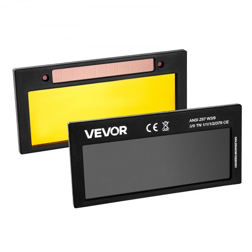 

VEVOR Lente per Saldatura Auto-Oscurante 108 x 51 mm, Lente per Saldatura a Colori Reali con Tonalità 11 e Doppi Sensori ad Arco, Compatibile con la Maggior Parte dei Caschi per TIG, MIG, MMA, ARC